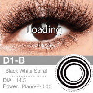 لنز سفید مشکی D1B