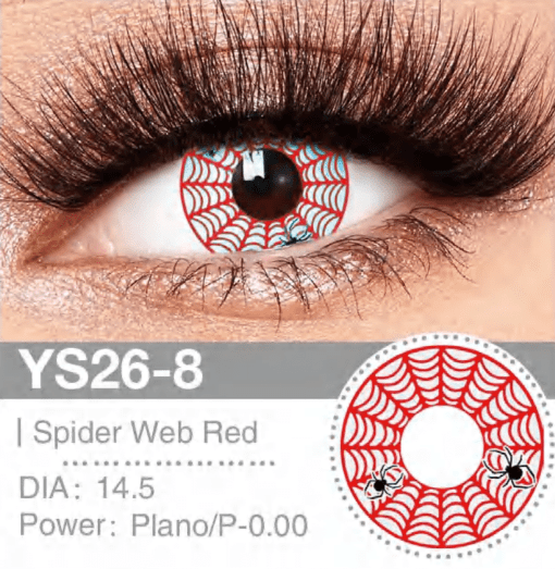 لنز تار عنکبوت سفید قرمز YS268