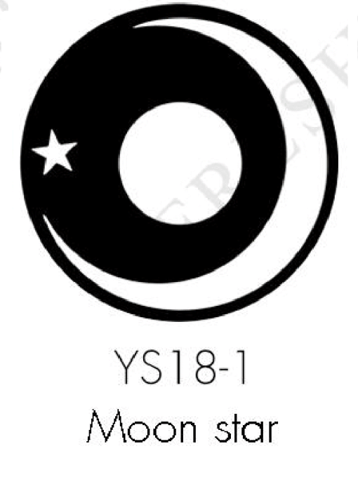 لنز هالووین ماه و ستاره YS181