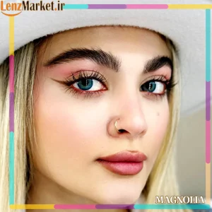 لنز یونیک رنگی فصلی / لنز یونیک رنگ مگنولیا (UNIQUE) /