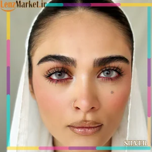 لنز یونیک رنگی فصلی / لنز یونیک رنگ سیلور