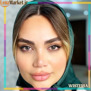 لنز یونیک رنگی فصلی / لنز یونیک رنگ ویستریا (UNIQUE)