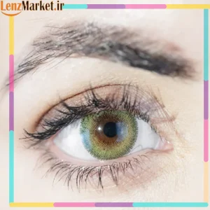 لنز رنگی روزانه ادور / لنز طبی رنگی ادور / لنز ادور رنگ یلو