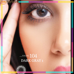 لنز زیروسون رنگ دارک گری تن1