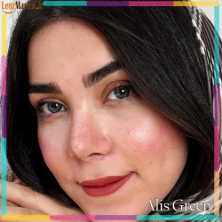 لنز رنگی رز / لنز رنگی رز رنگ آلیس گرین