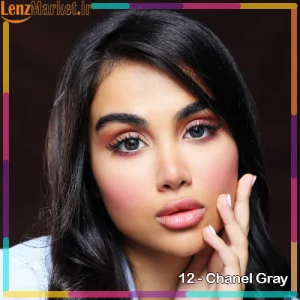 لنز رنگی کانفست confest / لنز کانفست رنگ چنل گری /