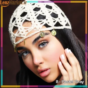 لنز رنگی کانفست confest / لنز کانفست رنگ پاستل گری /