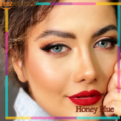 لنز گلوریا رنگ هانی بلو