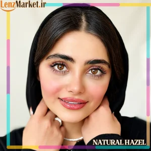 لنز سالانه یونیک / لنز یونیک رنگ نچرال هیزل / لنز طبی رنگی یونیک رنگ نچرال هیزل