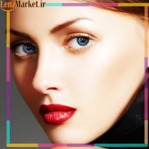 لنز رنگی فصلی ادور رنگ بلو / لنز طبی رنگی فصلی ادور رنگ بلو