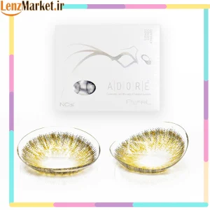 لنز طبی رنگی فصلی ادور رنگ هیزل / لنز رنگی فصلی ادور رنگ هیزل