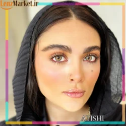 لنز رنگی نئوکاسمو سری گلد / لنز نئوکاسمو رنگ آتیشی