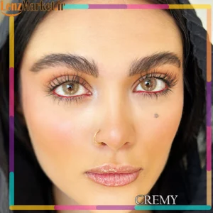 لنز رنگی نئوکاسمو سری گلد / لنز نئوکاسمو رنگ کرمی