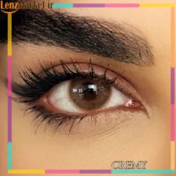 لنز رنگی نئوکاسمو سری گلد / لنز نئوکاسمو رنگ کرمی
