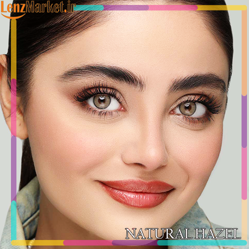 NATURALHAZEL3 لنز رنگی نئوکاسمو سری گلد / لنز نئوکاسمو رنگ نچرال هیزل